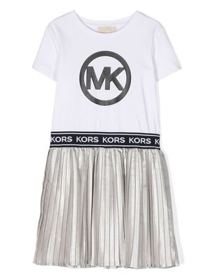 Michael Kors Kids logo-print T-shirt dress - White