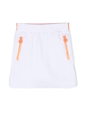 Michael Kors Kids logo-waistband track skirt - White