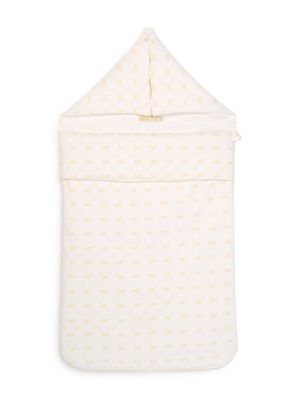 Michael Kors Kids monogram-pattern sleeping bag - Neutrals