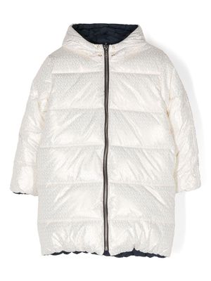 Michael Kors Kids reversible padded jacket - White