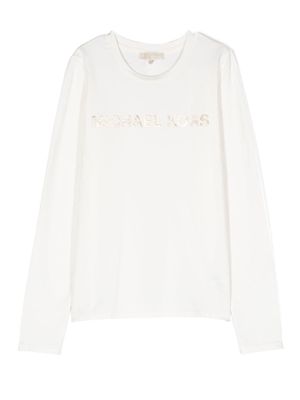 Michael Kors Kids TEEN logo-print T-shirt - White