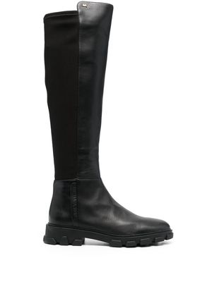 Michael Kors knee-high leather boots - Black