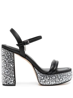 Michael Kors Laci 110mm embellished platform sandals - Black