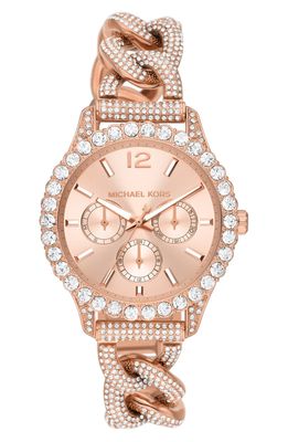 Michael Kors Layton Pave Chronograph Bracelet Watch