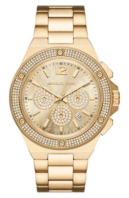 Michael Kors Lennox Crystal Chronograph Watch