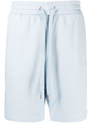 Michael Kors logo-embroidered track shorts - Blue