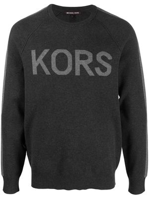 Michael Kors logo-print crew neck sweatshirt - Grey