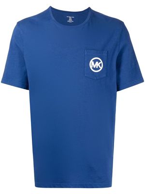 Michael Kors logo-print crew-neck T-shirt - Blue