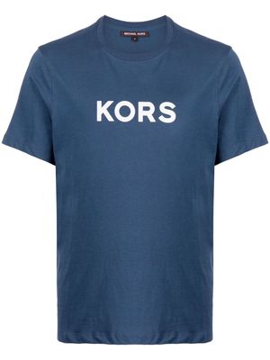 Michael Kors logo-print jersey T-shirt - Blue