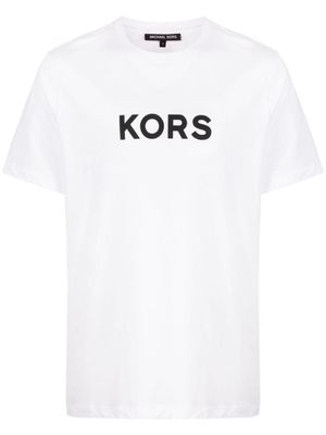 Michael Kors logo-print jersey T-shirt - White