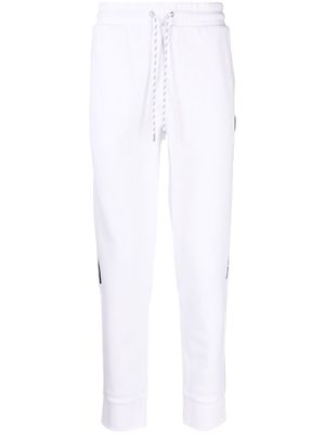 Michael Kors logo-tape slim-cut track pants - White