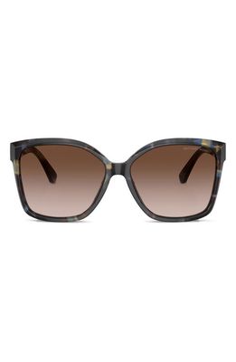 Michael Kors Malia 58mm Square Sunglasses in Brown Gradient
