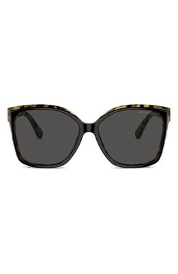 Michael Kors Malia 58mm Square Sunglasses in Dark Grey