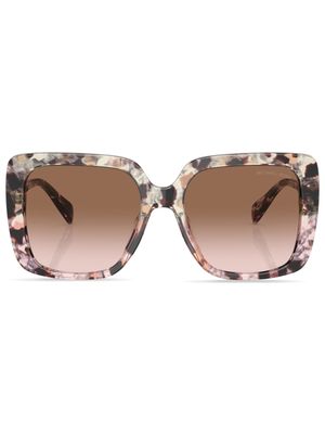Michael Kors Mallorca oversize-frame sunglasses - Pink
