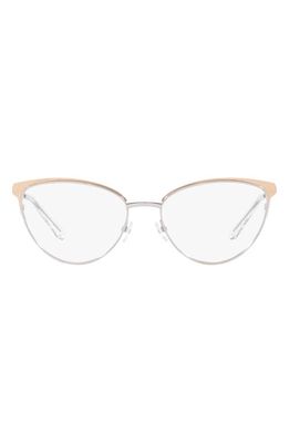 Michael Kors Marsaille 55mm Cat Eye Optical Glasses in Rose Gold