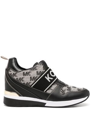 Michael Kors Maven monogram-print sneakers - Black