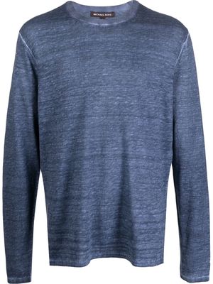 MICHAEL KORS melange fine-knit jumper - Blue