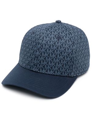 Michael Kors monogram baseball cap - Blue