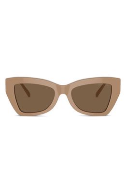 Michael Kors Montecito 52mm Cat Eye Sunglasses in Brown