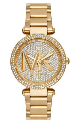 Michael Kors Parker Pavé Bracelet Watch