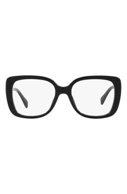 Michael Kors Perth 53mm Square Optical Glasses in Black
