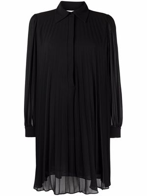 Michael Kors pleated shirt dress - Black