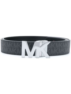 Michael Kors reversible logo buckle belt - Black