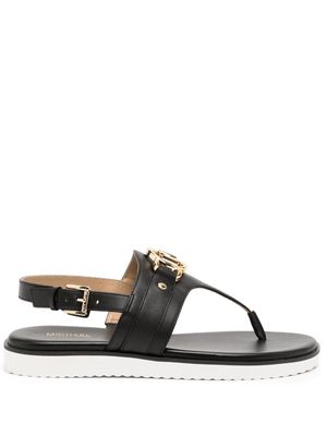 Michael Kors Rory thong leather sandals - Black