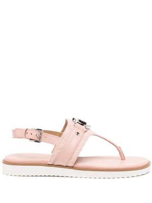 Michael Kors Rory thong leather sandals - Pink