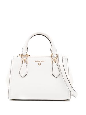 Michael Kors small Marilyn leather crossbody bag - White
