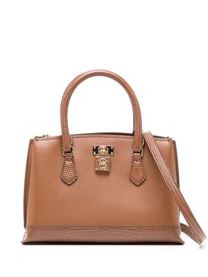 Michael Kors small Ruby leather tote bag - Brown