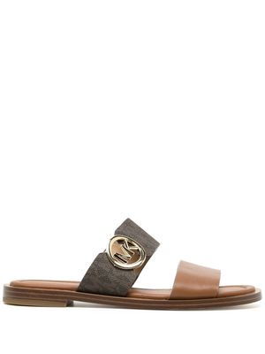 Michael Kors Summer monogram sandals - Brown