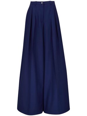 Michael Kors virgin wool palazzo pants - Blue