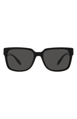 Michael Kors Washington 57mm Square Sunglasses in Black