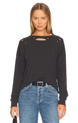 Michael Lauren Keegan Top in Black