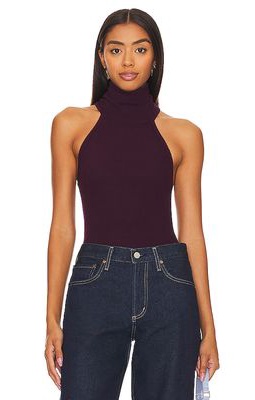 Michael Lauren Romulus Tank in Burgundy