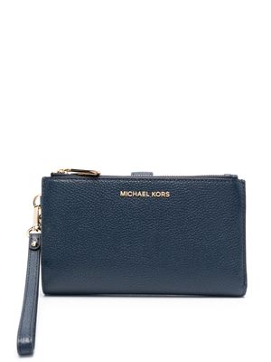Michael Michael Kors Adele leather smartphone wallet - Blue