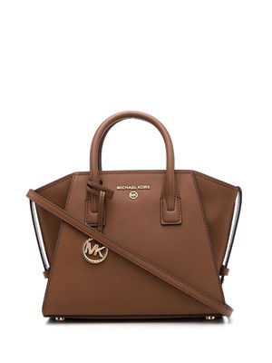 Michael Michael Kors Avril small leather satchel - Brown