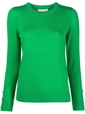 Michael Michael Kors button-fastening cuff knit jumper - Green