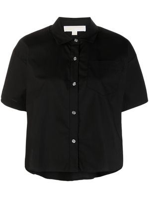 Michael Michael Kors button-up organic-cotton shirt - Black