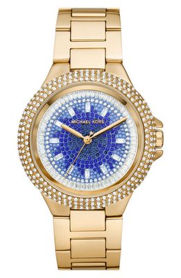 MICHAEL Michael Kors Camille Ombré Blue Crystal Pavé Bracelet Watch