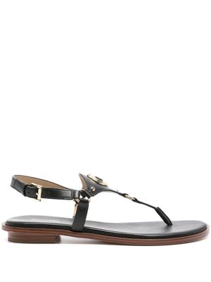 Michael Michael Kors Casey leather sandals - Black