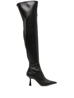 Michael Michael Kors Clara 85mm leather boots - Black