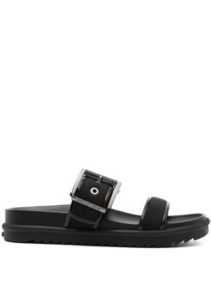 Michael Michael Kors Colby leather slide sandal - Black