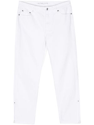 Michael Michael Kors cropped cotton jeans - White