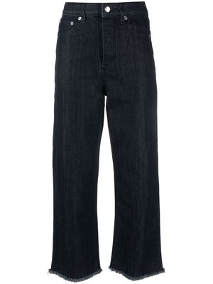 Michael Michael Kors cropped tapered-leg jeans - Blue