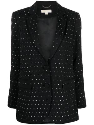 Michael Michael Kors crystal-embellished single-breasted blazer - Black