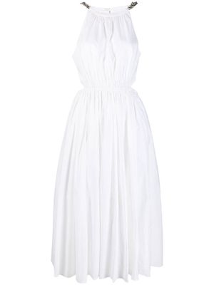Michael Michael Kors cut-out detail flared dress - White