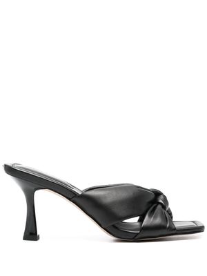 Michael Michael Kors Elena 76mm leather mules - Black