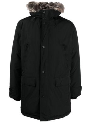Michael Michael Kors faux fur-trim parka coat - Black